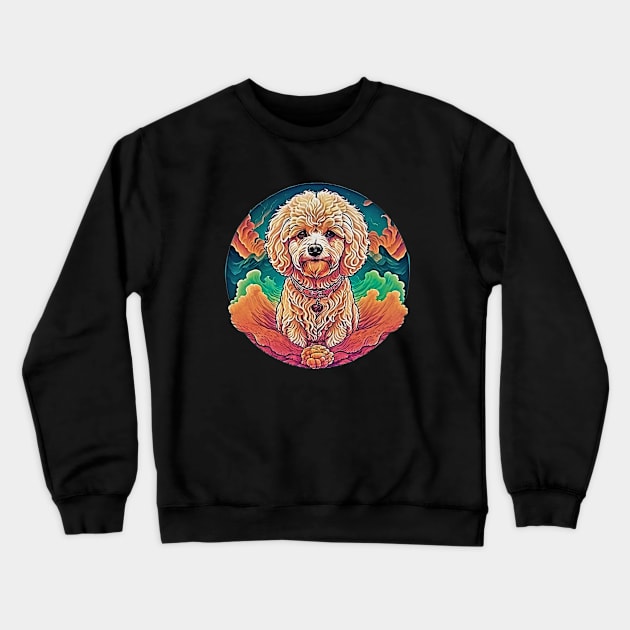 Bichon Frise Lover's Gift Crewneck Sweatshirt by BubbleMench